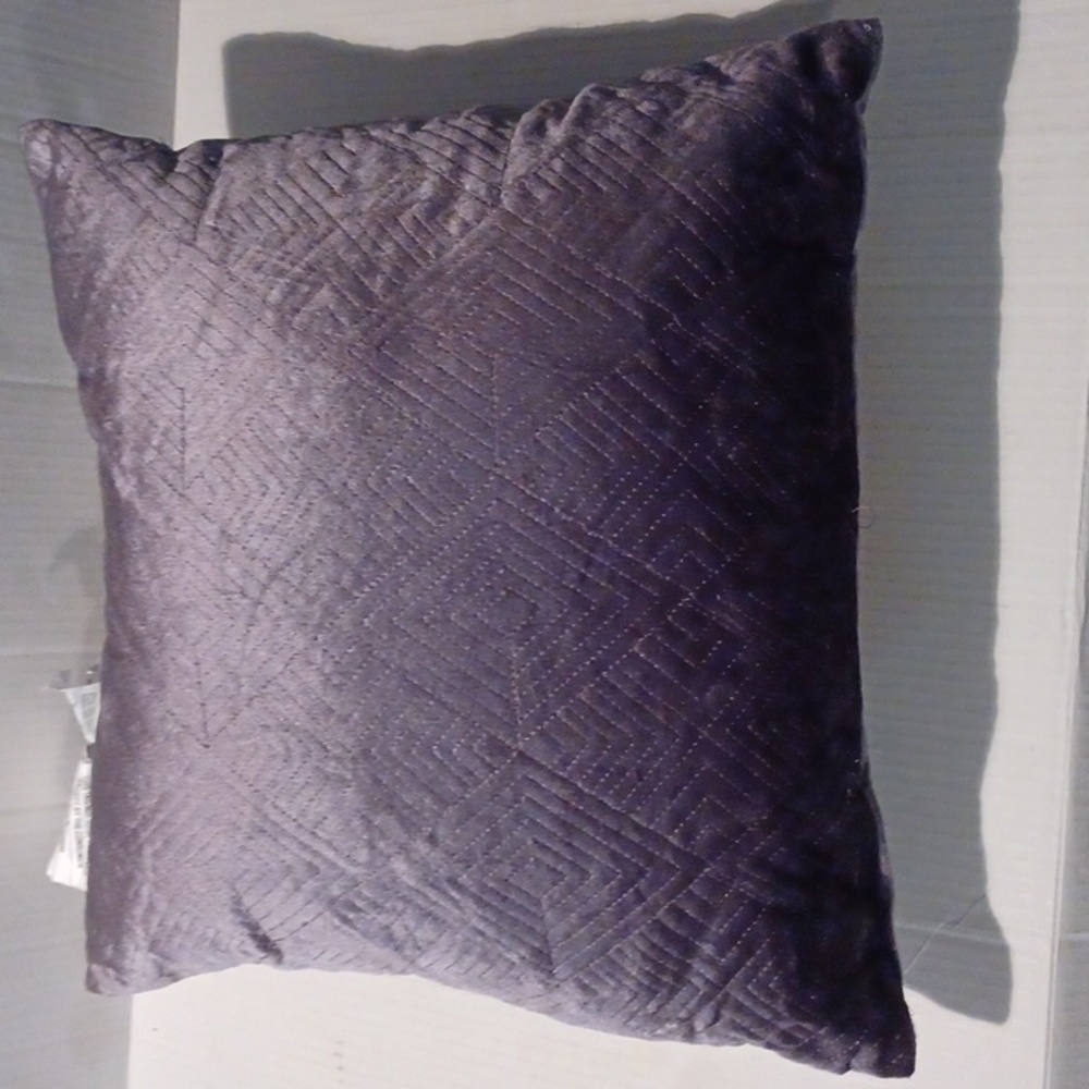 4/$40 Silvery-Gray Square Throw Pillow - Medium/Large Size